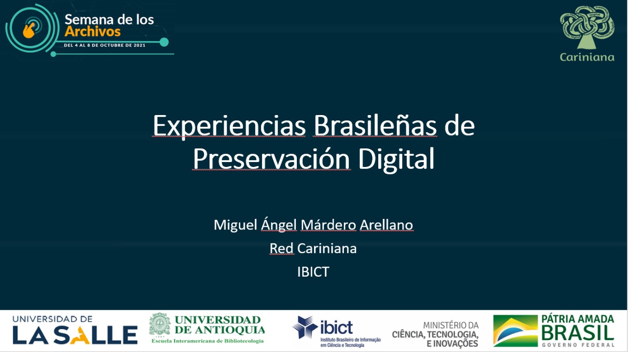 Conferencia Tendencias y practicas de preservacion digital